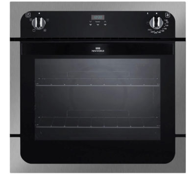 NEW WORLD NW601FP Electric Oven - Black & Stainless Steel NEW WORLD NW601FP Electric Oven - Black & Stainless Steel